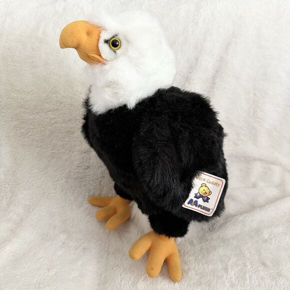 A&A Plush Bald Regal Eagle 16” Realistic Bird Of Prey Stuffed Animal Zoo - Picture 1 of 10